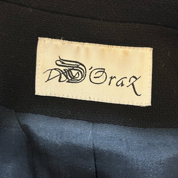 Vintage D'Oraz Double Breasted Blazer with Brass Button Details - Picture 5 of 14